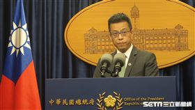 總統府發言人黃重諺。（記者盧素梅攝）