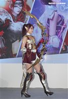 性感cosplay電玩展登場。（記者邱榮吉/攝影）