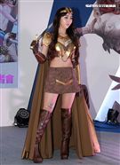 性感cosplay電玩展登場。（記者邱榮吉/攝影）
