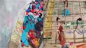 印尼,床墊,保險套,貪小便宜,銷售員,催眠,紙板,碎布　圖／翻攝自YouTube https://goo.gl/Ptj2t7