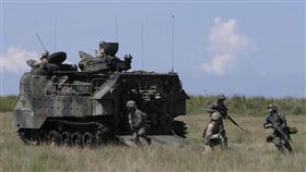 美軍兩棲突擊車,軍售,武器,AAV　圖／美聯社／達志影像