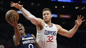 ▲快艇明星前鋒Blake Griffin（右）。（圖／美聯社／達志影像）