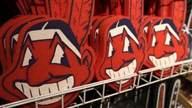 ▲克里夫蘭印地安人隊徽Chief Wahoo將在2019年走入歷史。（資料照／美聯社／達志影像）