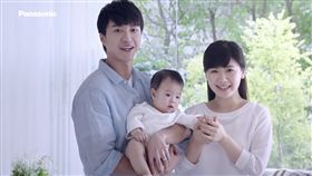 ▲福原愛與江宏傑攜手代言拍廣告。（圖／台灣松下提供）