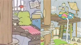 旅蛙,青蛙,惡搞(圖/微博)