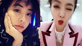 蔡依林迷上用APP修圖。(合成圖/翻攝自IG)