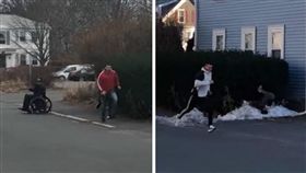 Rick Lax,實驗,整人,快跑,RUN,逃跑,輪椅
（圖／翻攝自臉書）