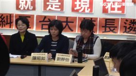 台大教授劉靜怡，顏厥安、陳昭如，台大準校長管中閔適格性爭議（圖／記者李英婷攝）