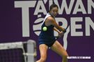 WTA台灣公開賽雙打詹皓晴。（圖／記者林敬旻攝）