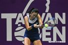 WTA台灣公開賽雙打詹皓晴。（圖／記者林敬旻攝）