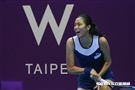 WTA台灣公開賽雙打詹皓晴。（圖／記者林敬旻攝）