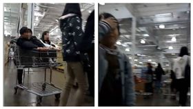  阿弟仔看了都搖頭！屁孩硬塞好市多推車　被勸還當耳邊風 圖/翻攝自爆料公社臉書