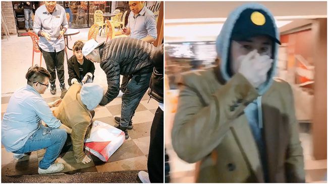 潘瑋柏出糗再+1！耍帥不成反慘摔