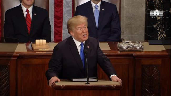 國情咨文　川普：中俄挑戰美國價值觀