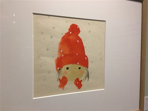 岩崎知弘經典插畫展(記者郭奕均攝影)