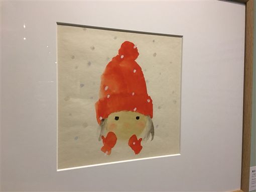 岩崎知弘經典插畫展（記者郭奕均攝影）