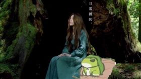 田馥甄,旅行青蛙(合成圖/翻攝自微博)