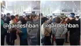 大陸遊客伊朗機場高喊「中國」（圖／翻攝自YouTube）