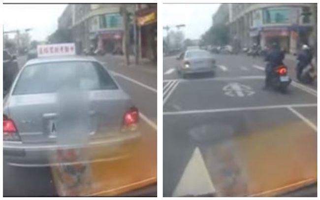 駕訓車綠燈停紅燈衝　網酸：考三寶證