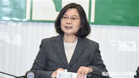 民進黨主席總統蔡英文13日主持中常會。 圖／記者林敬旻攝