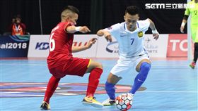 ▲馬來西亞（白）逆轉驚險奪勝。（圖／記者蔡宜瑾攝影）