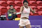 WTA台灣公開賽女單中國王雅繁。 （圖／記者林敬旻攝）