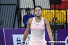 WTA台灣公開賽女單中國王雅繁。 （圖／記者林敬旻攝）