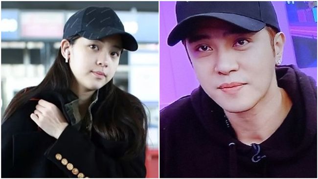 歐陽娜娜素顏亮相　超違和撞臉羅志祥