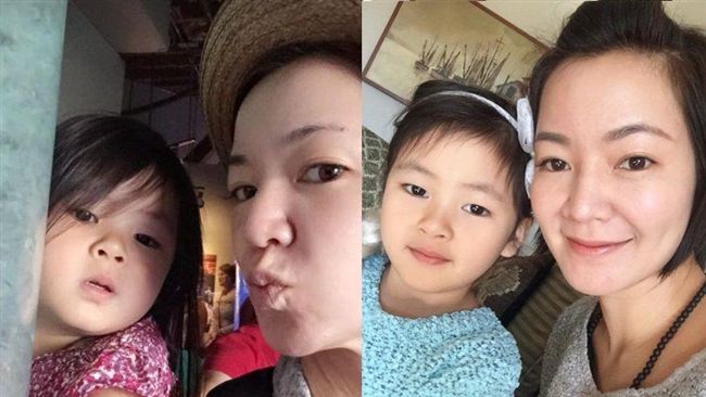 阿雅曬女兒萌照 　抿嘴一笑神復刻！