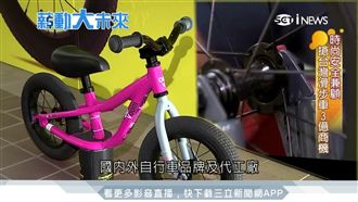 滑步車揚名國際　父愛打造高CP車款