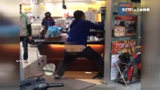 「股溝哥」醉後爆氣　超商飛踢打店員