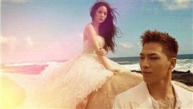 太陽,閔孝琳（圖/翻攝自推特）