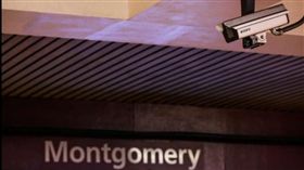 美國舊金山蒙格瑪麗地鐵站（Montgomery）婦人搭電扶梯摔死（圖／翻攝自《SFGATE》）