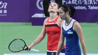 場地不適應　詹皓晴女雙無緣冠軍戰
