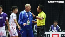 ▲巴西教頭阿迪爾（左）。（圖／記者蔡宜瑾攝影）