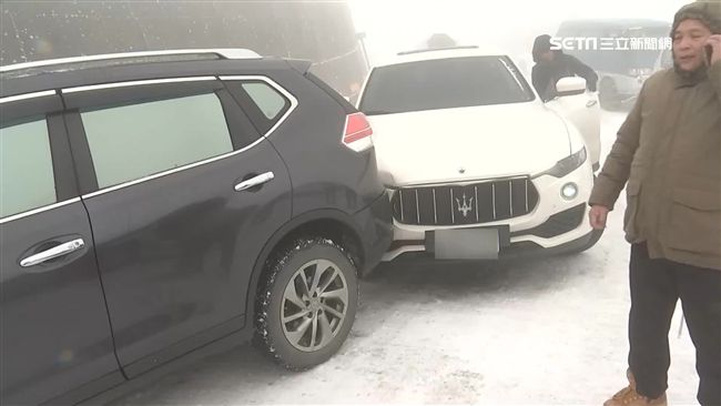 他衝合歡山追雪　瑪莎拉蒂變目屎那滴
