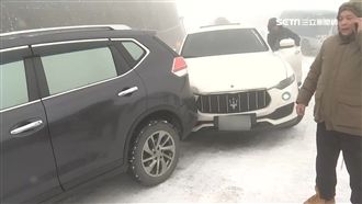 他衝合歡山追雪　瑪莎拉蒂變目屎那滴