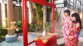 宜蘭,礁溪,打卡,溫泉魚神社,鳥居,冠翔世紀溫泉會館(圖/翻攝畫面)