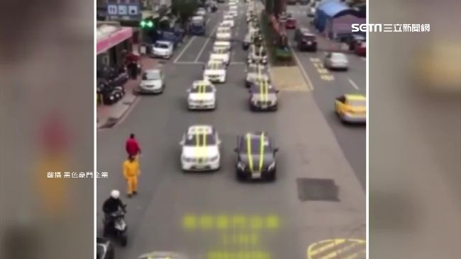 苗栗角頭告別式　200輛雙B送行