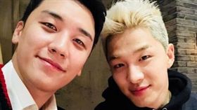 BIGBANG,太陽,勝利。（圖／翻攝自勝利IG）