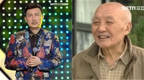 余天,乾爸,乾德門。（合成圖／華視、大愛電視台提供）