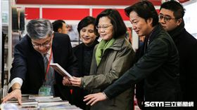 總統蔡英文出席第26屆國際書展。 圖／記者林敬旻攝