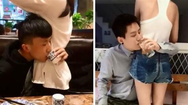 還在反手摸肚臍？快跟上摟腰喝水挑戰