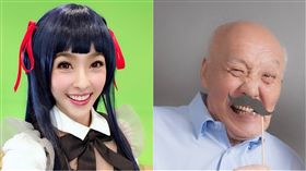 小嫻,乾爸,合作,乾德門,黃瑜嫻（合成圖／翻攝自小嫻、乾爸臉書）