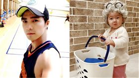 賀軍翔,女兒,美寶,小美（合成圖／翻攝自賀軍翔臉書）