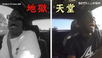 跑車載媽媽「兜風」　嚇得她想跳車