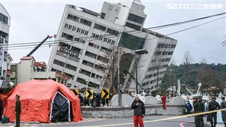 強震雲門翠堤嚴重傾斜　1名婦獲救