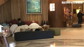 花蓮翰品酒店,強震,旅客,大廳。（圖／記者馮珮汶攝影）