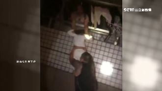 雲翠5樓變1樓　住戶自保爬陽台求救