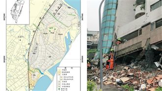 地震元兇？震垮建築物全在米崙斷層上